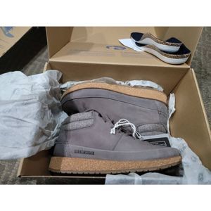 Birkenstock Honnef High Oiled Nubuck Leather - Gray Taupe